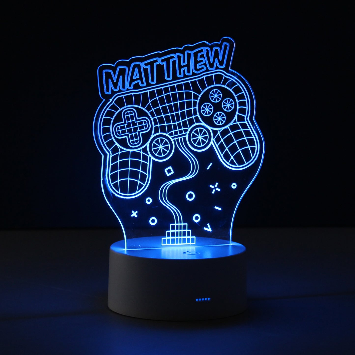 Personalised Gaming Controller LED Night Light