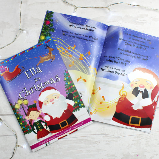Personalised 'It's Christmas' Story Book – Stocking Filler