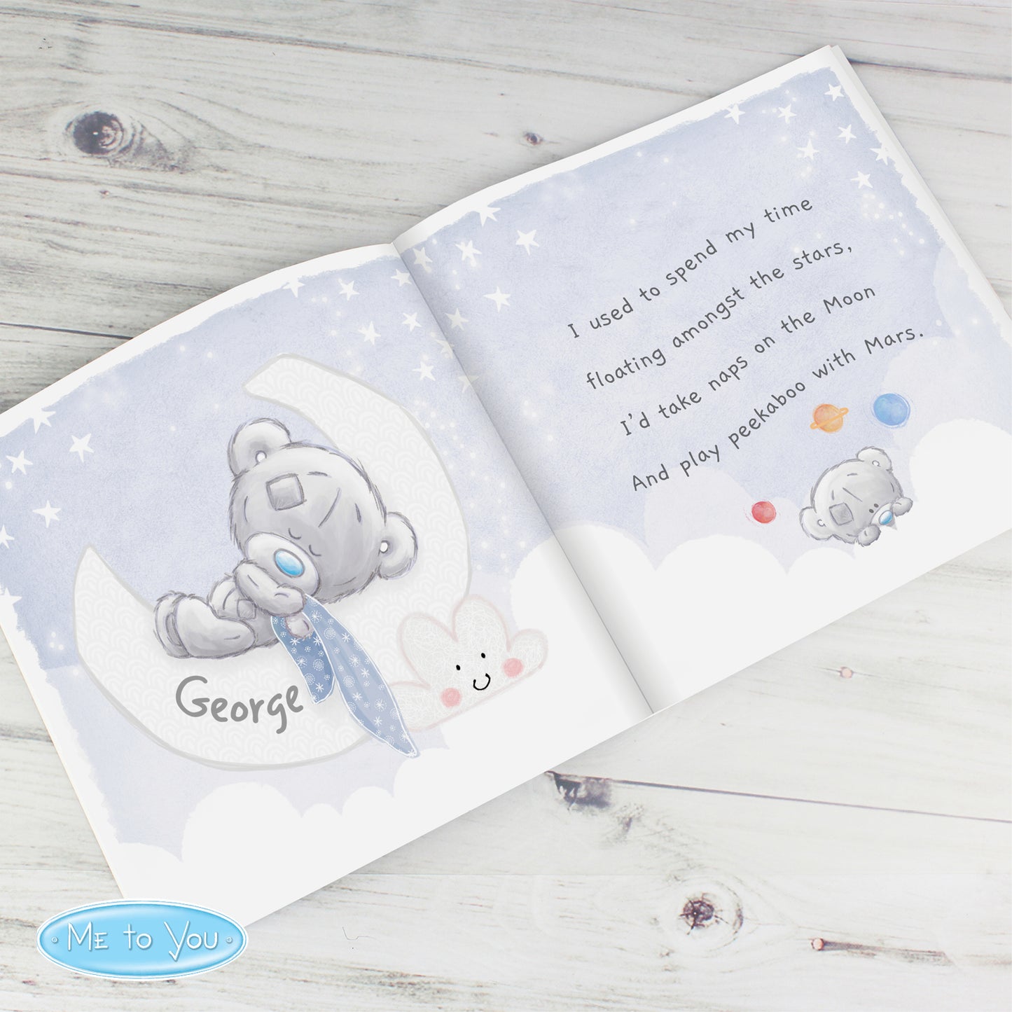 Personalised Tiny Tatty Teddy 'Daddy You're A Star' Father's Day Poem Book