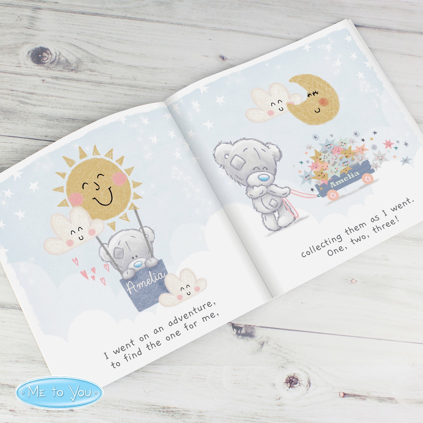 Personalised Tiny Tatty Teddy 'Daddy You're A Star' Father's Day Poem Book
