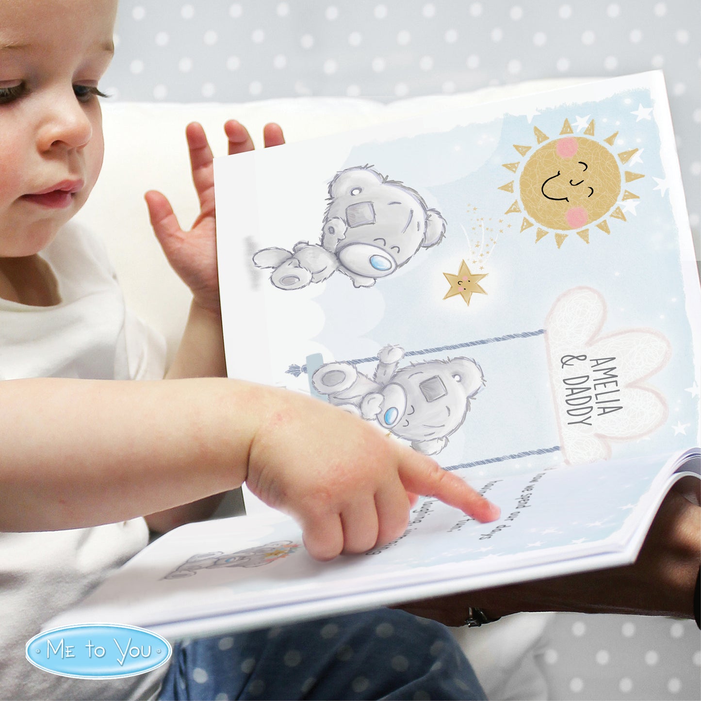 Personalised Tiny Tatty Teddy 'Daddy You're A Star' Father's Day Poem Book