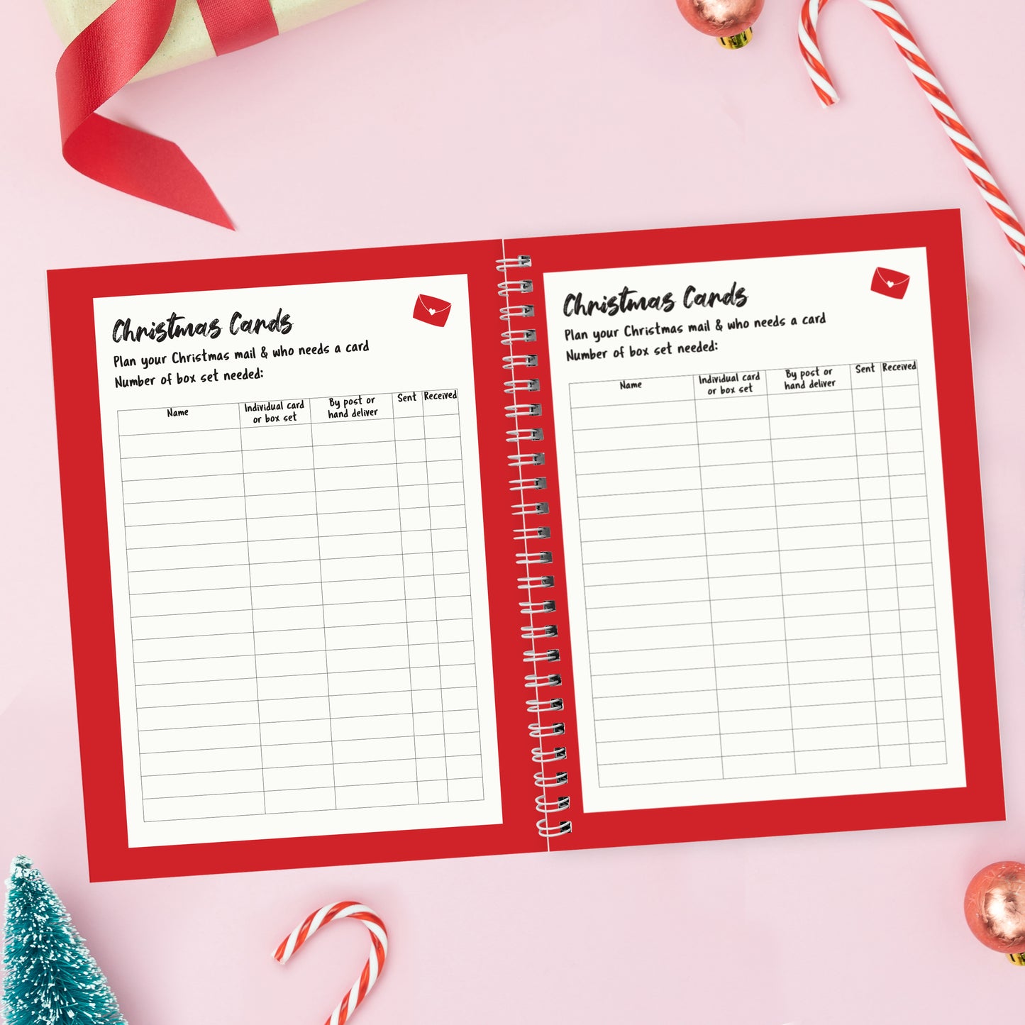 Personalised Christmas Planner