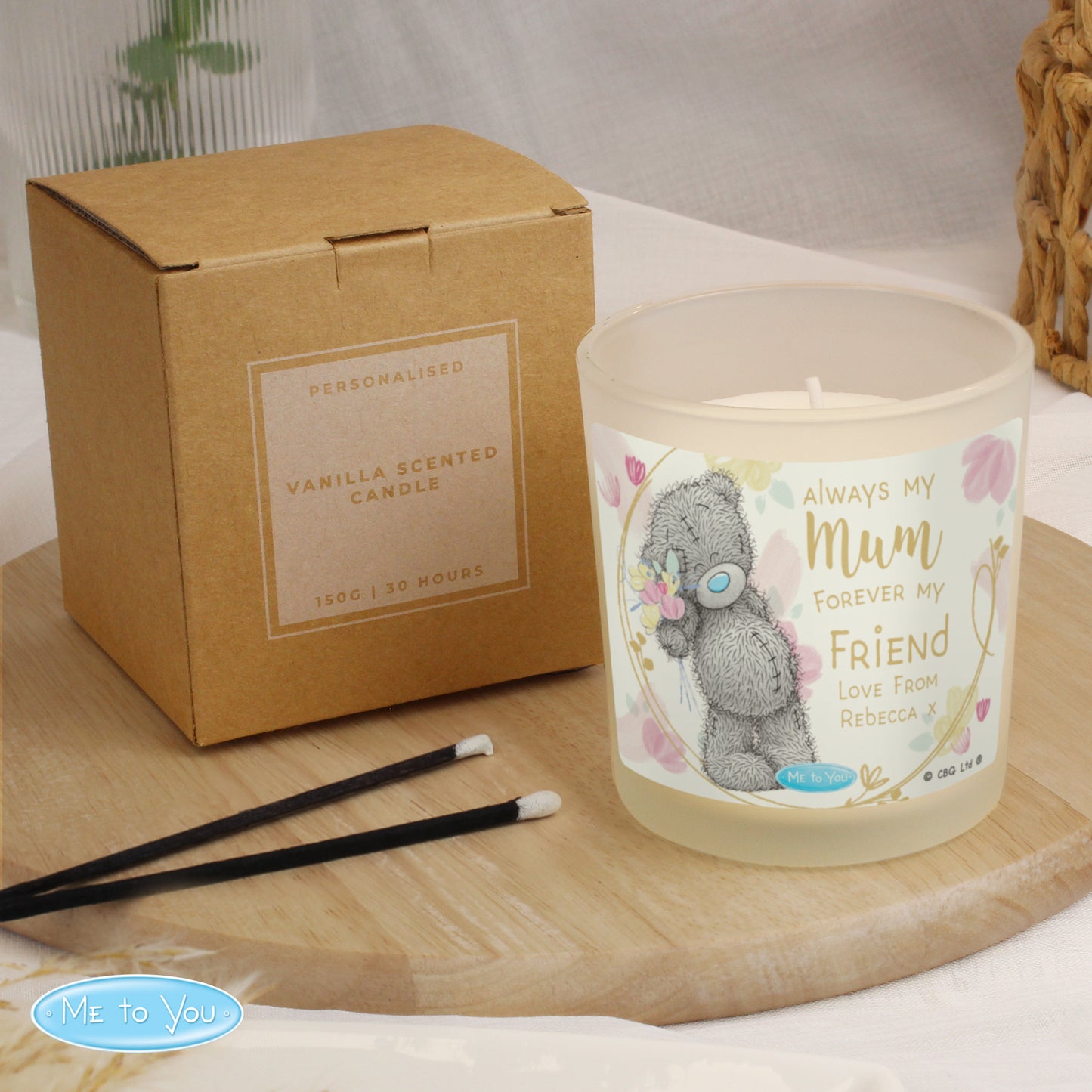 Personalised Me To You Forever My Friend Candle Jar