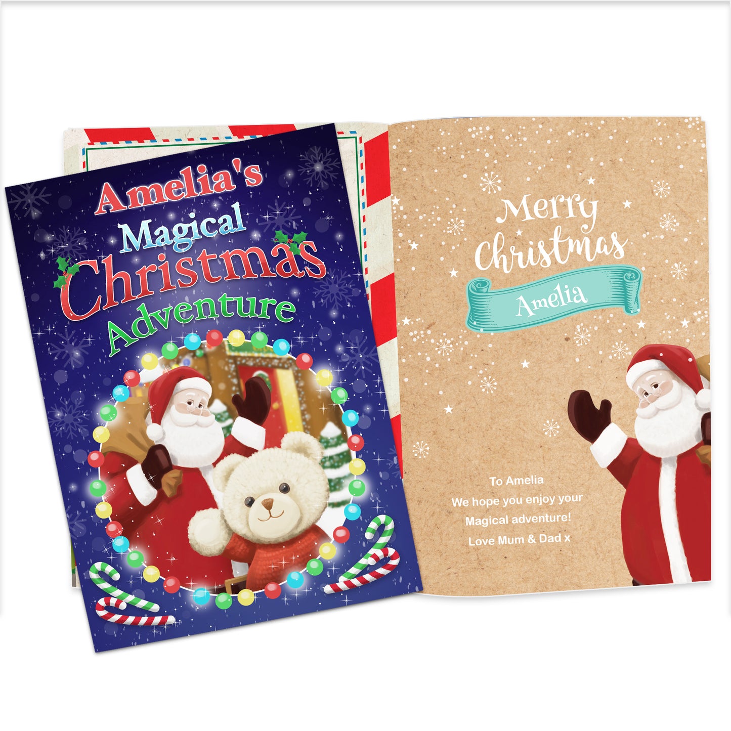 Personalised Magical Christmas Adventure Story Book – Stocking Filler