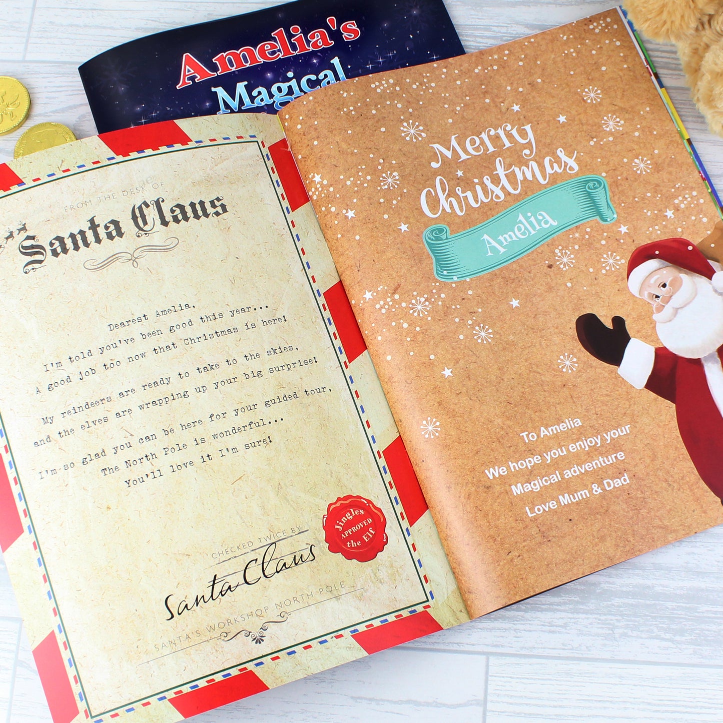 Personalised Magical Christmas Adventure Story Book – Stocking Filler
