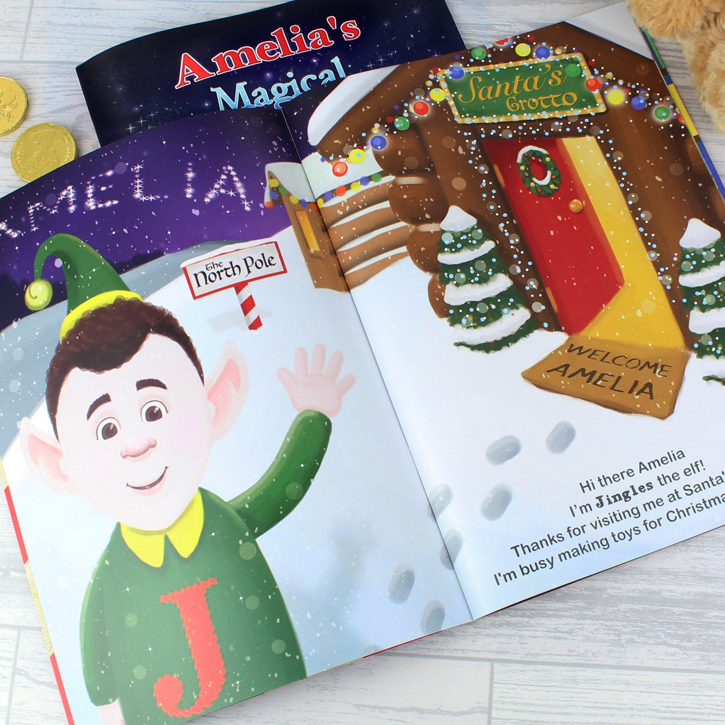 Personalised Magical Christmas Adventure Story Book – Stocking Filler