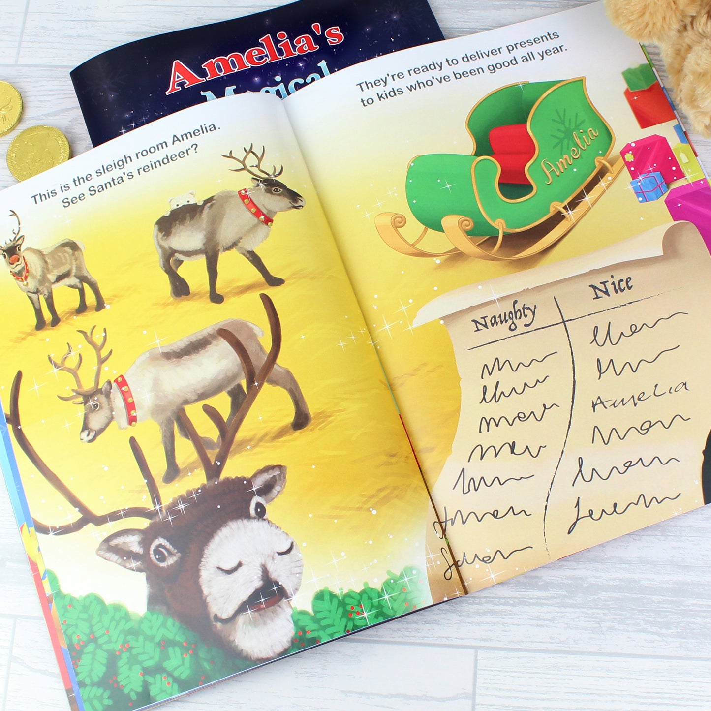Personalised Magical Christmas Adventure Story Book – Stocking Filler