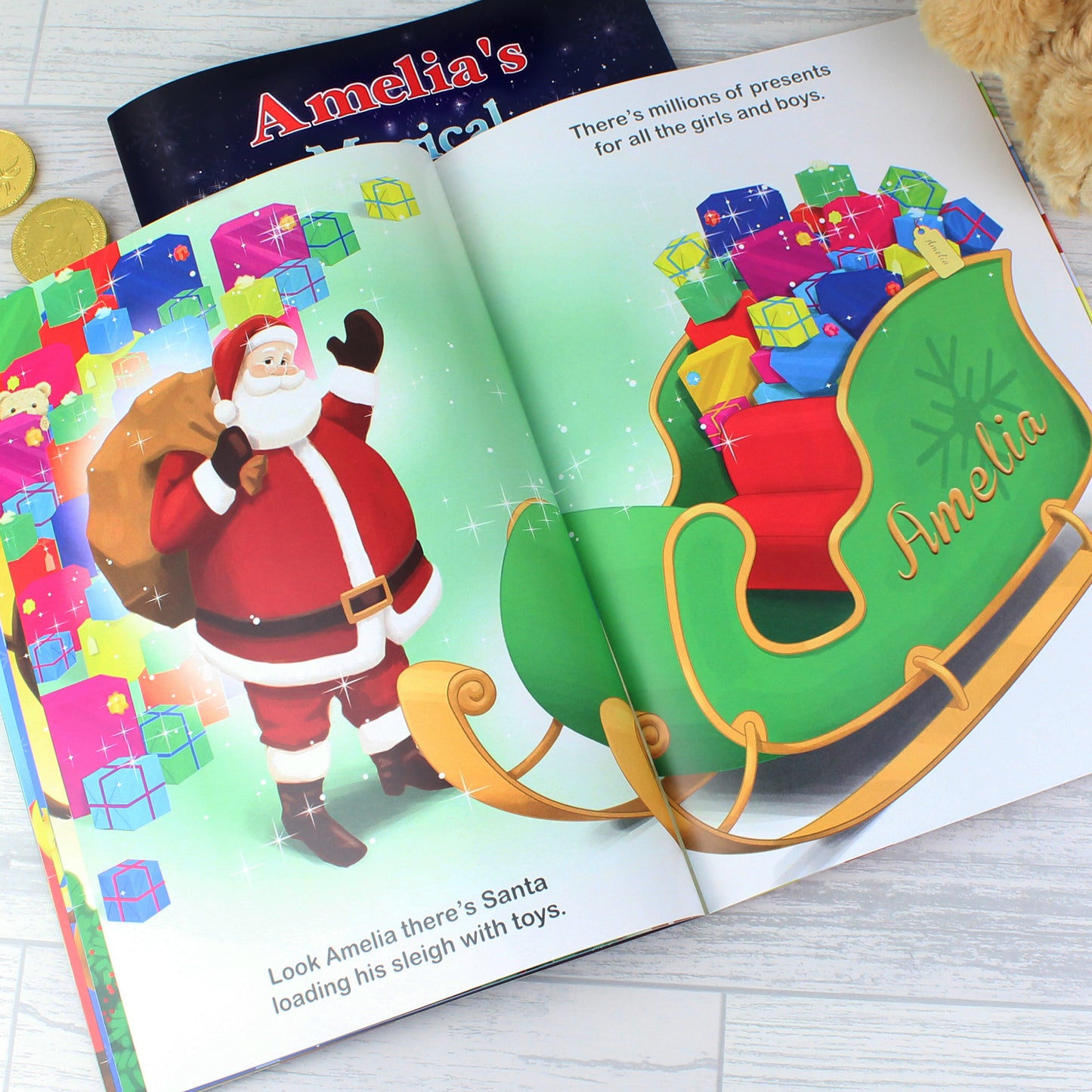Personalised Magical Christmas Adventure Story Book – Stocking Filler
