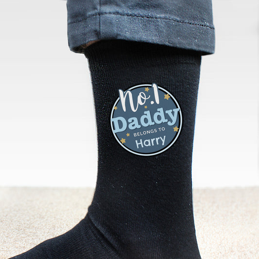 Personalised 'No.1' Men's Socks