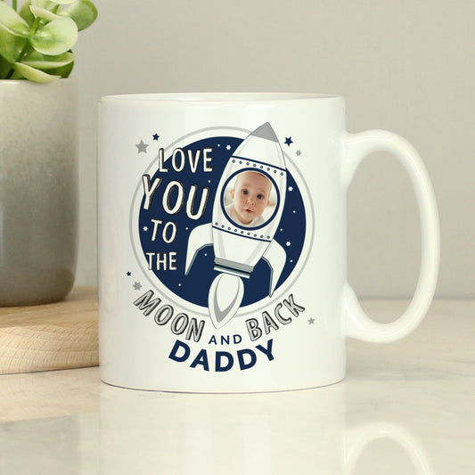 Personalised ‘Love You To The Moon And Back’ Photo Mug – Father’s Day Gift
