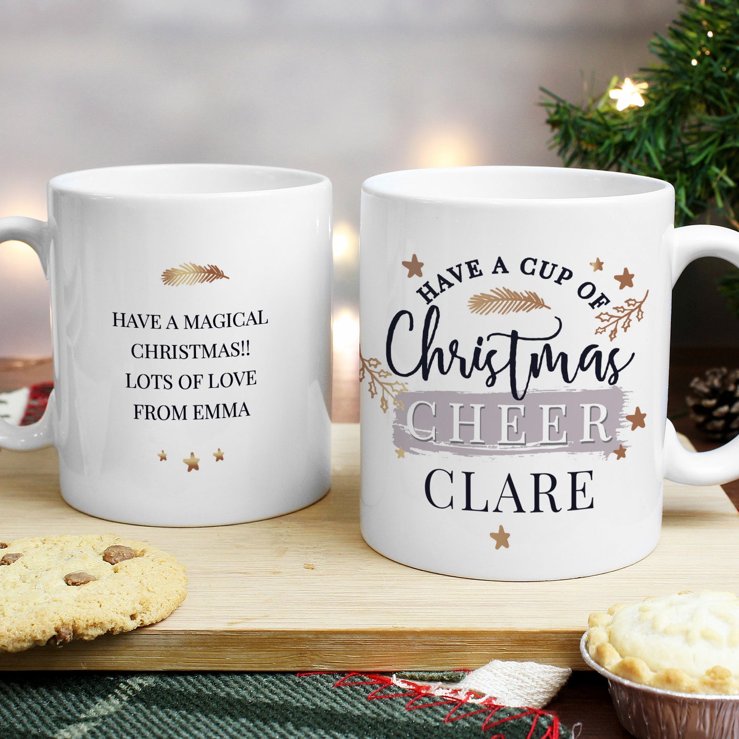 Personalised Cup Of Christmas Cheer Mug