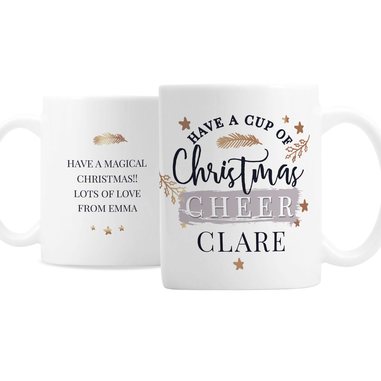 Personalised Cup Of Christmas Cheer Mug