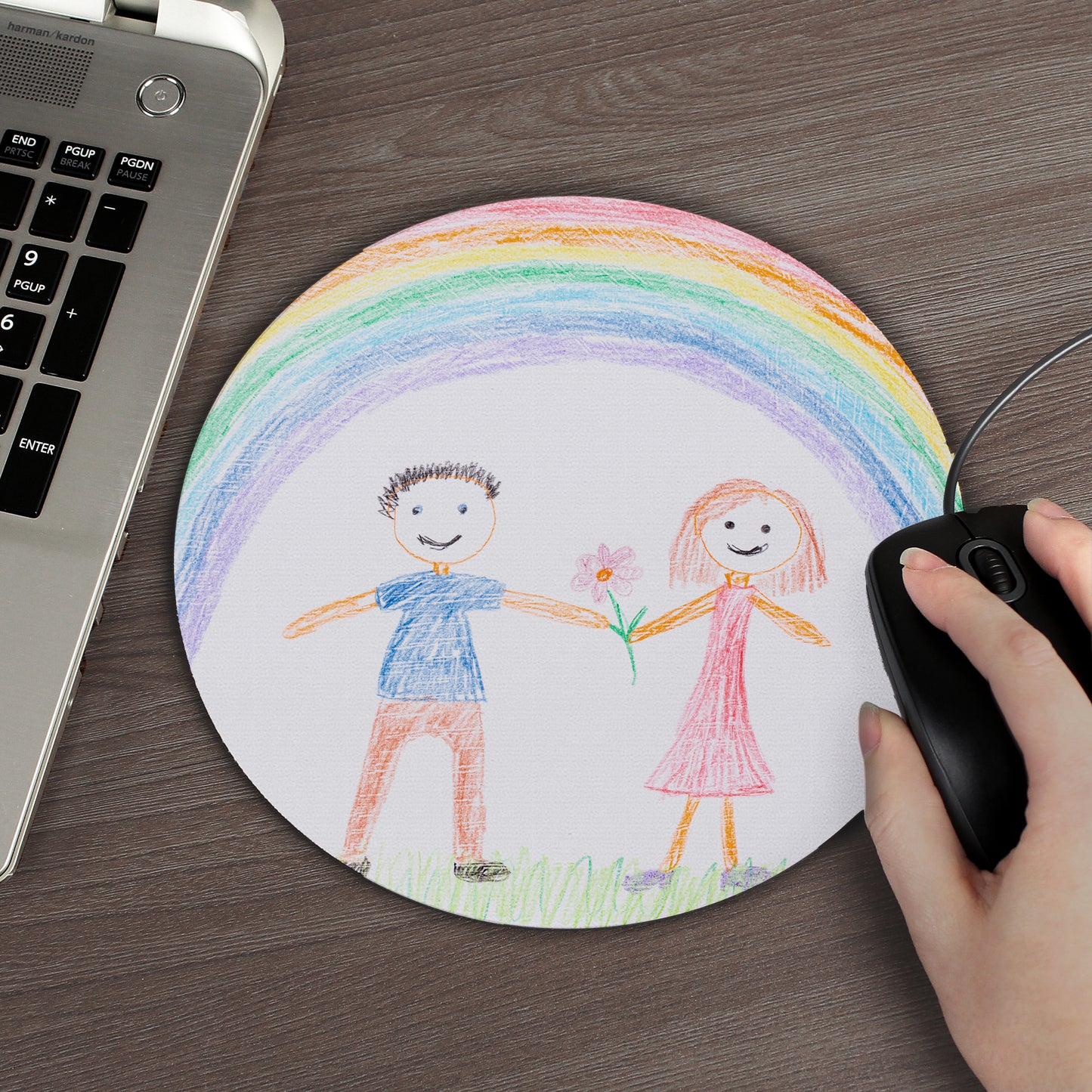 Personalised Child's Drawing Mouse Mat Father’s Day Gift