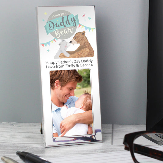 Personalised Daddy Bear 2x3 Father's Day Photo Frame