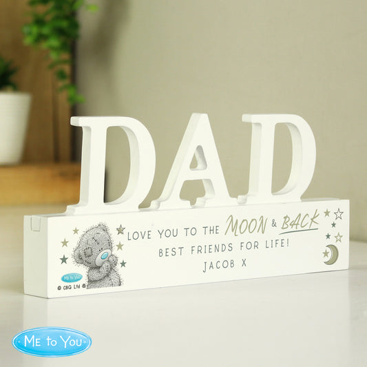 Personalised Me To You 'Love You To The Moon And Back' Wooden Father's Day Ornament