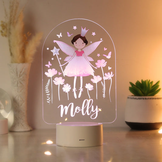 Personalised Fairy Princess LED Night Light