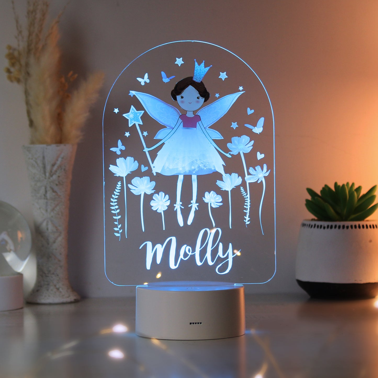 Personalised Fairy Princess LED Night Light