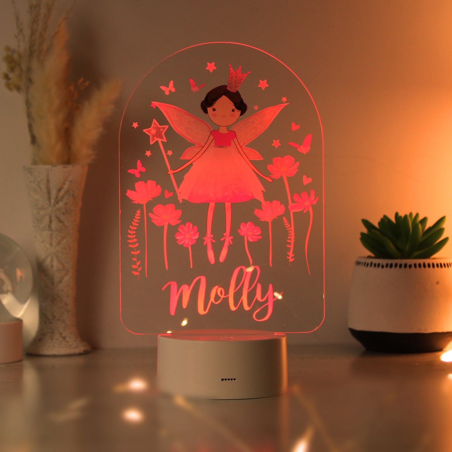 Personalised Fairy Princess LED Night Light