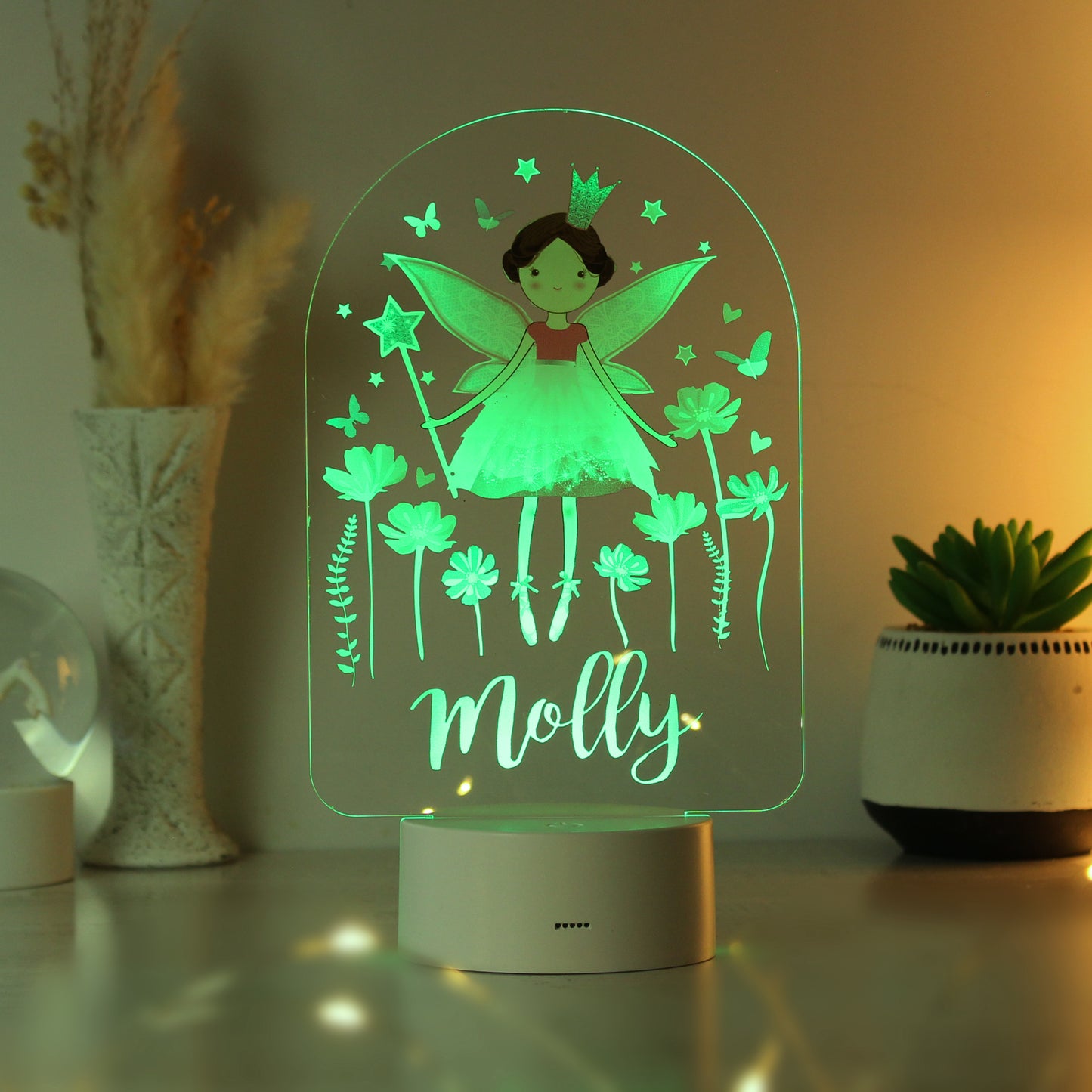 Personalised Fairy Princess LED Night Light