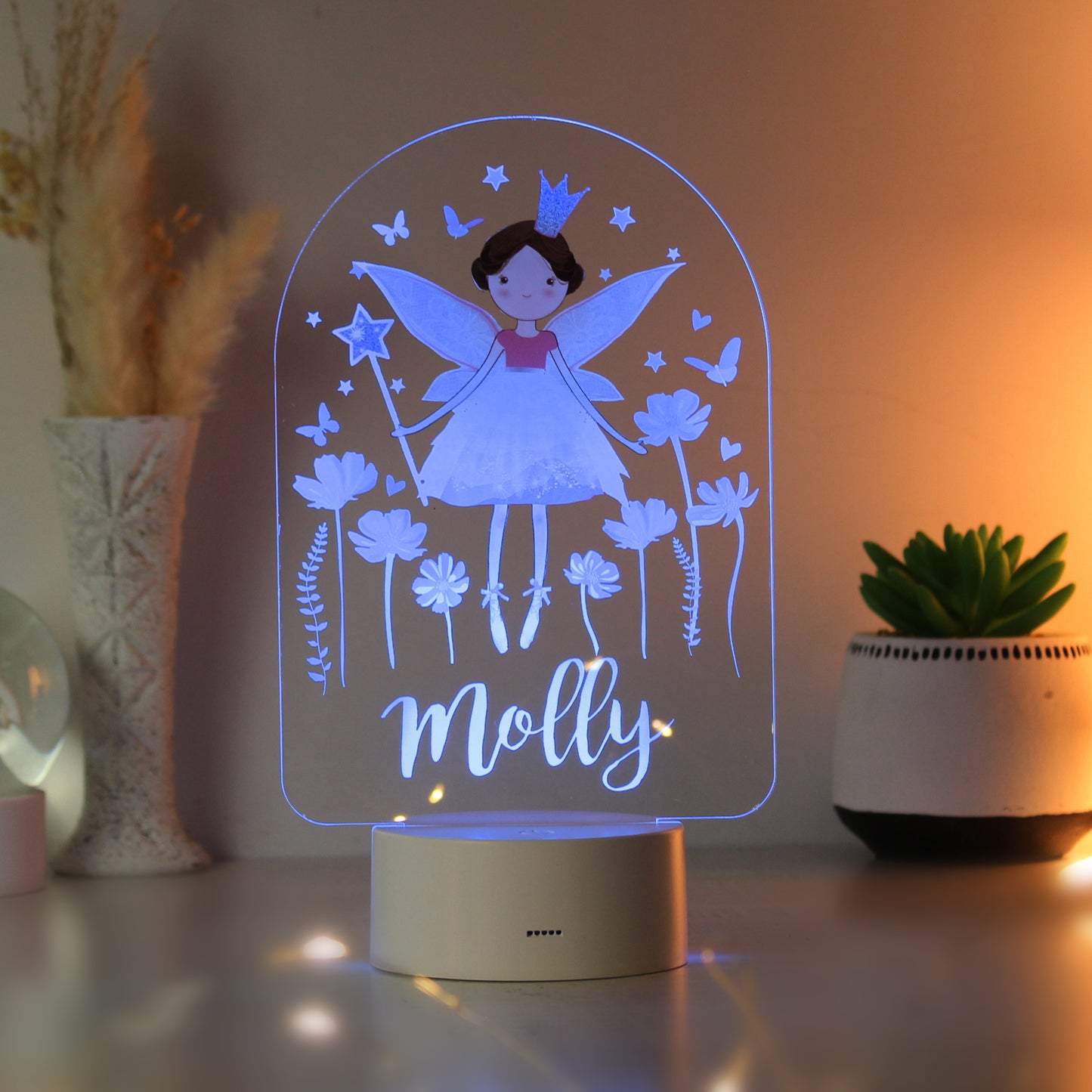 Personalised Fairy Princess LED Night Light