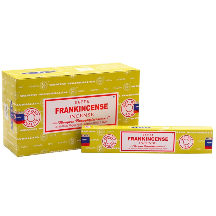 Set of 12 Frankincense Incense Sticks by Satya (12/50)