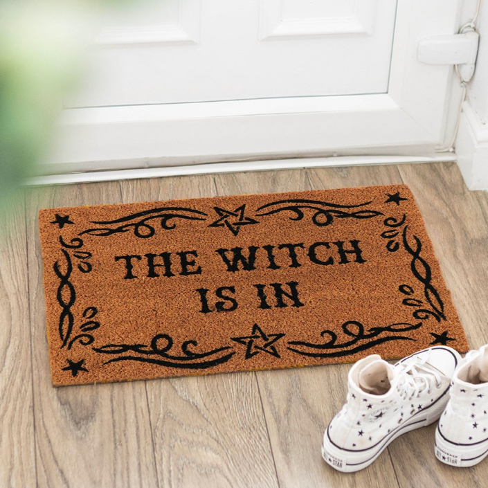 Natural The Witch Is In Doormat