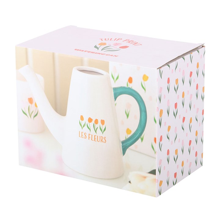 Les Fleurs Tulip Ceramic Watering Can