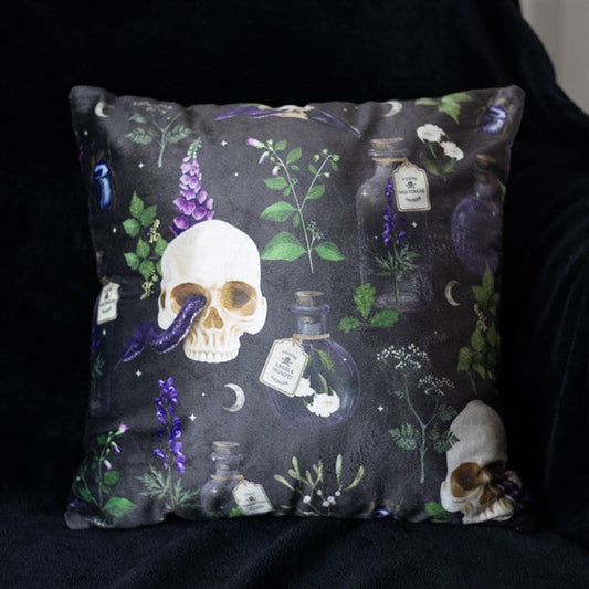 Square Venom & Vines Print Cushion