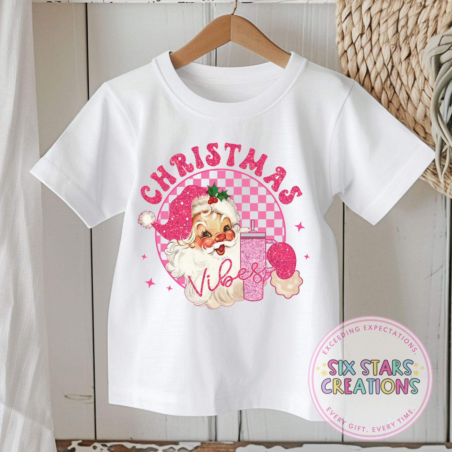Christmas Vibes Retro T-Shirt