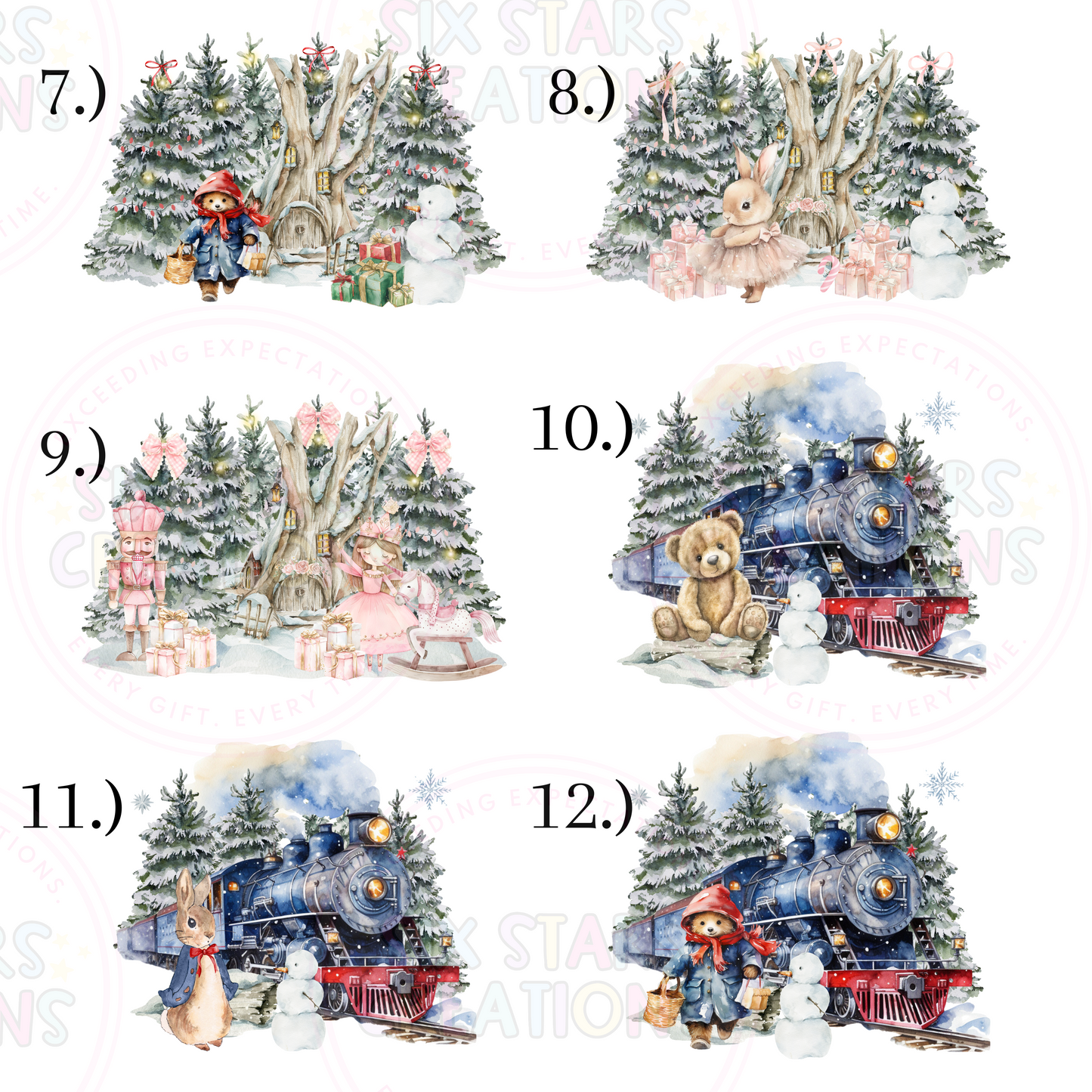 My First Christmas 2024 Decoration - 12 designs to choose from