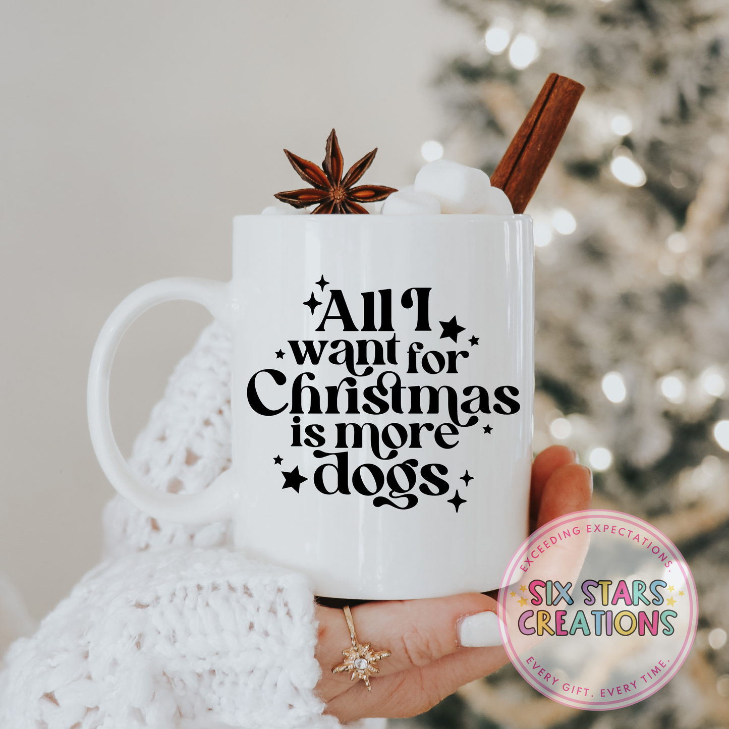 All I Want For Christmas Is More Dogs Mug