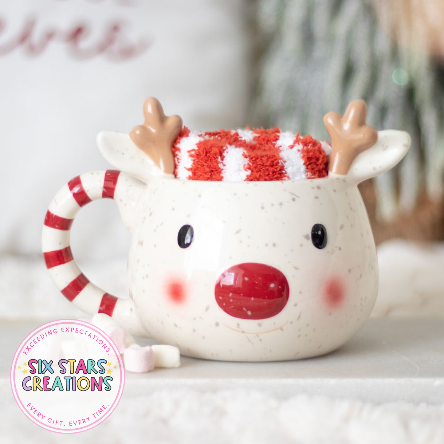 Reindeer Mug & Sock Set