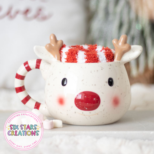 Reindeer Mug & Sock Set