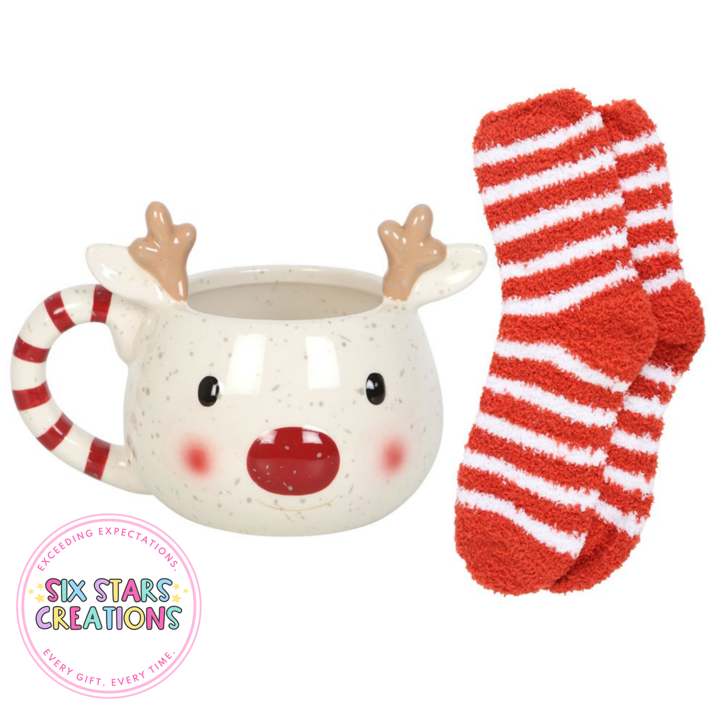 Reindeer Mug & Sock Set