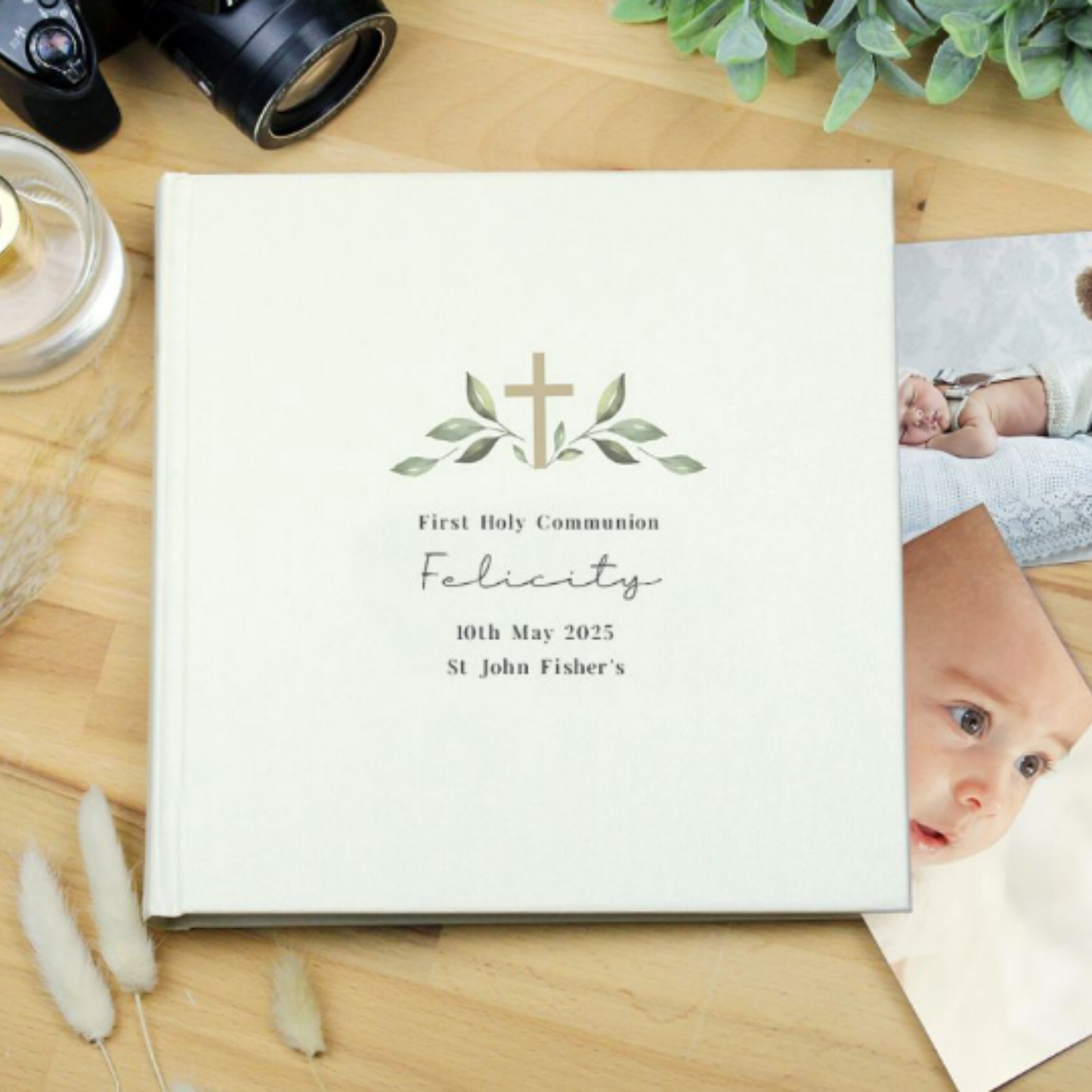Personalised First Holy Communion Square Photo Album