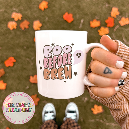 ‘BOO BEFORE BREW’ Mug