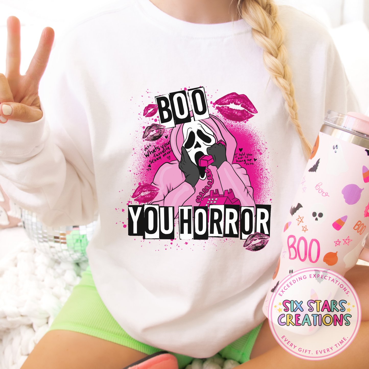 ‘BOO YOU HORROR’ Sweatshirt