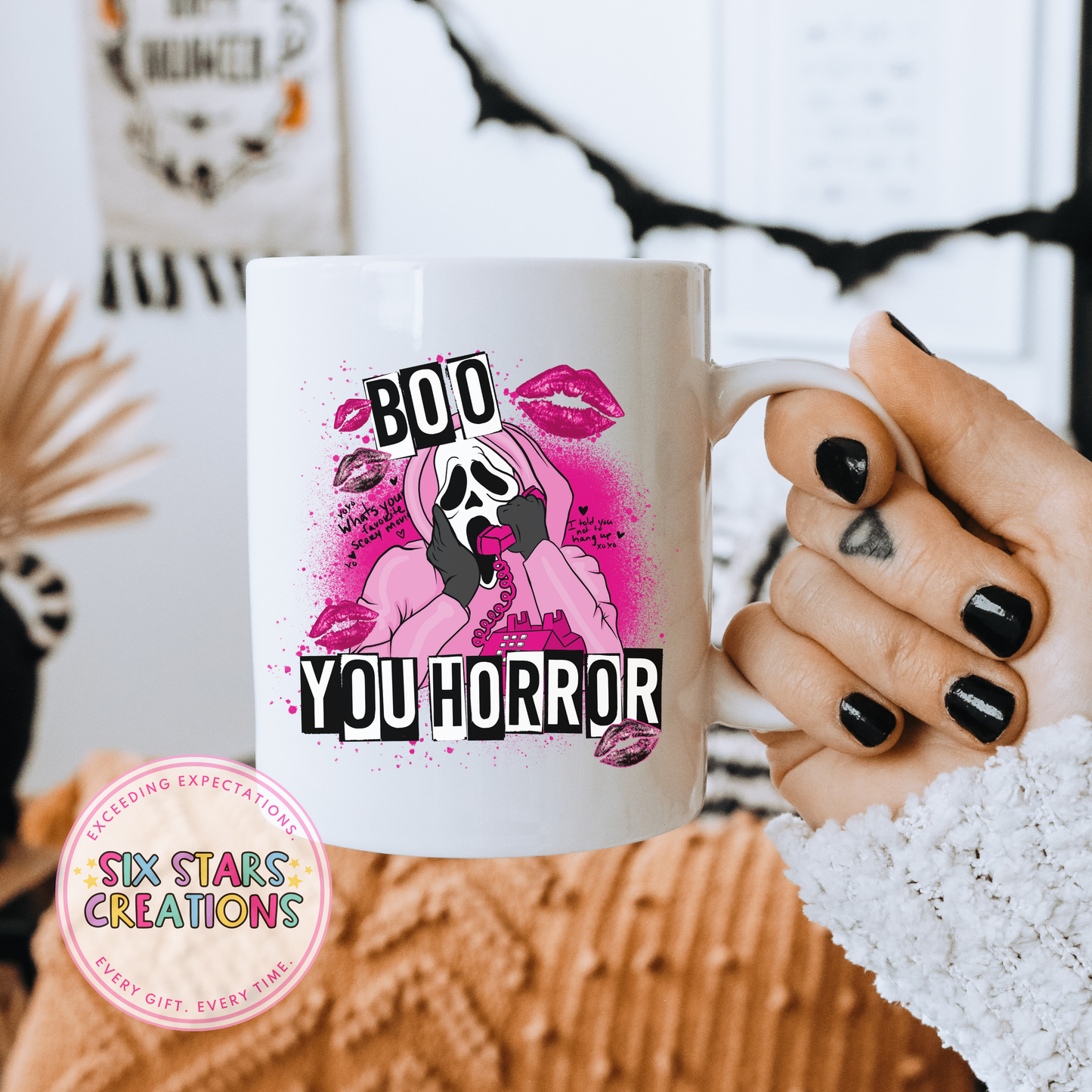 ‘BOO YOU HORROR’ Mug