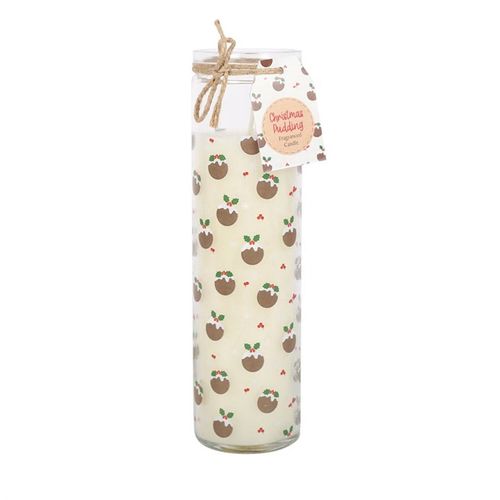 Christmas Pudding Scented Advent Tube Candle