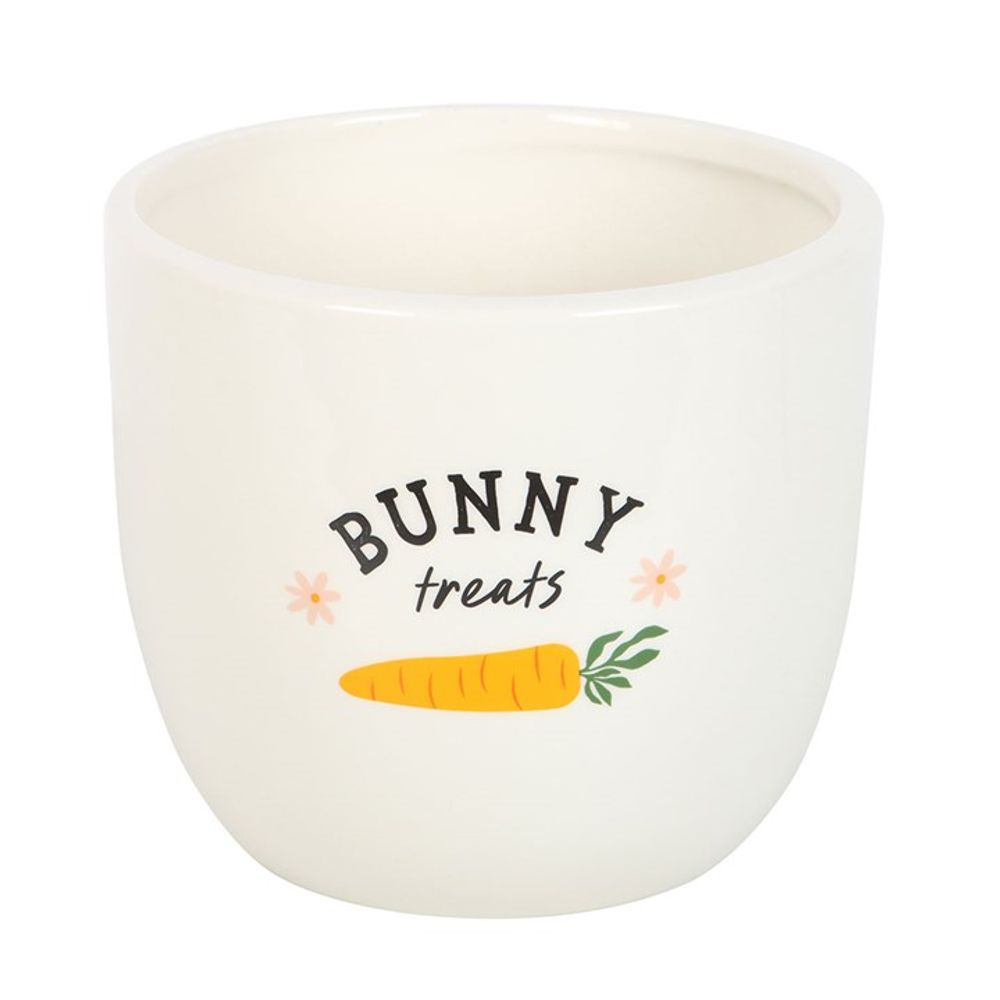 Bunny Treats Ceramic Pot